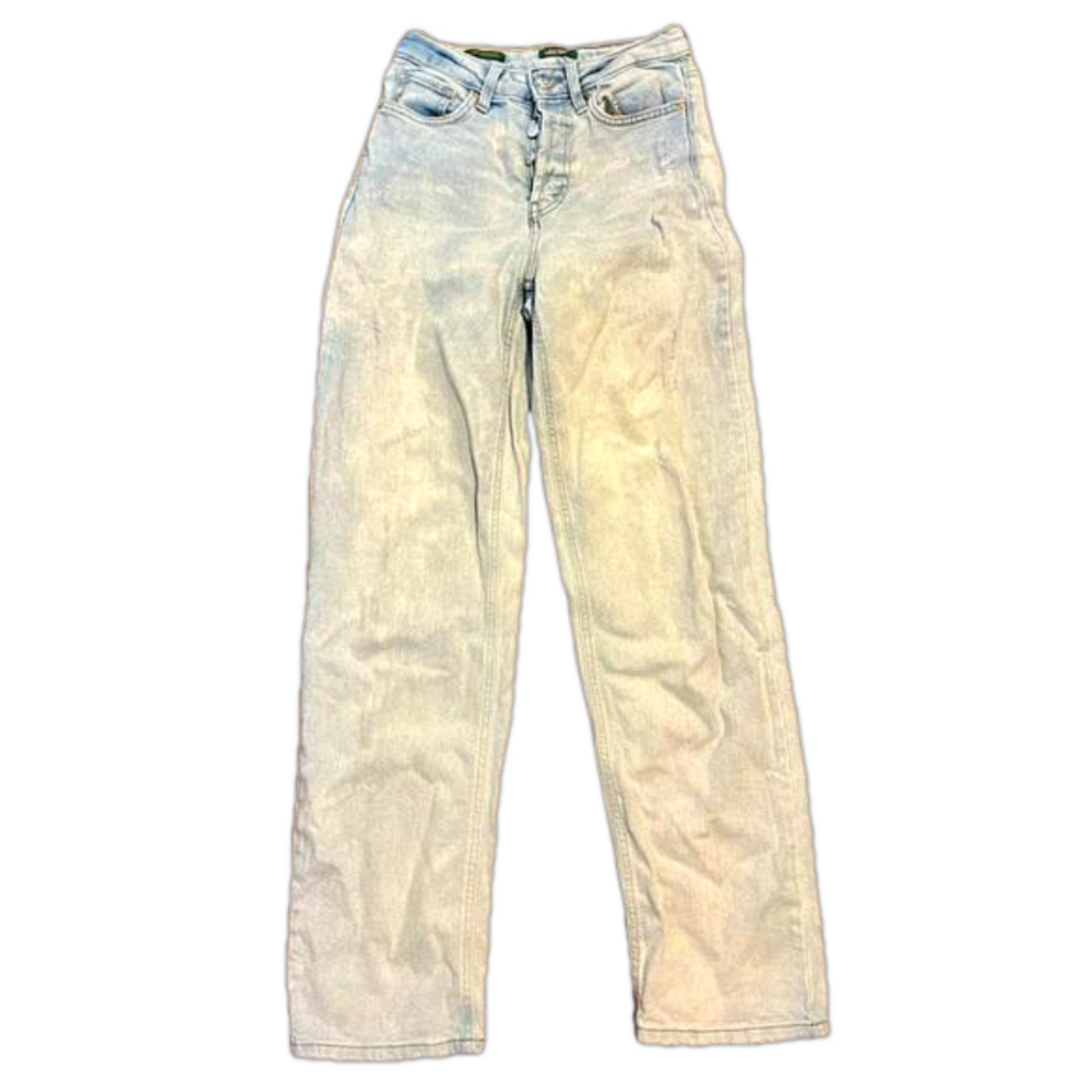 Wild Fable - Women's Super High-Rise Straight Pants - Light Blue Size 0